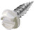Malco HW7X1/2ZWG Screw, 1/2-7 Thread, Single Thread, Hex, Slotted Drive, Sheet Metal [SKU: ORG7230642]