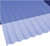 Sun N Rain 106632 Corrugated Roofing Panel, 10 ft L, 26 in W, PVC, Clear Blue [SKU: ORG7668346]