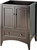 Foremost Berkshire Series BECA2421D Bathroom Vanity, Solid Wood, Espresso, Free-Standing Installation, 1-Drawer [SKU: ORG9206889]