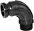 GREEN LEAF 200FSWP90 90 Deg Sweep Hose Elbow, 2 in, Male Adapter x MNPT, Plastic [SKU: ORG7757115]
