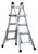 Louisville L-2098-17 Multi-Purpose Ladder, 9 to 15 ft Max Reach H, 16-Step, Type IA Duty Rating, Aluminum [SKU: ORG0906438]