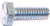 MIDWEST FASTENER 00252 Cap Screw, 1/4-20 in Thread, 3/4 in L, Coarse Thread, Hex Drive, Zinc, Zinc, 100 PK [SKU: ORG4510962]