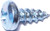 MIDWEST FASTENER 03247 Screw, #10 Thread, Coarse Thread, Pan Head, Phillips Drive, Self-Tapping, Sharp Point, Steel [SKU: ORG4827366]