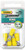 Jandorf 60840 Ring Terminal, 12 to 10 AWG Wire, #6 Stud, Vinyl Insulation, Copper Contact, Yellow [SKU: ORG3400363]