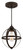 Westinghouse Stella Mira Series 6361900 Mini Pendant Fixture, 120 VAC, 1-Lamp, Oil Rubbed Bronze Fixture [SKU: ORG3048469]