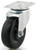 DH CASTERS C-LM4P1RS Swivel Caster, 4 in Dia Wheel, 1-1/4 in W Wheel, Rubber Wheel, 265 lb [SKU: ORG5147129]