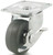 DH CASTERS C-GD30MRSB Swivel Caster, 3 in Dia Wheel, 1-1/4 in W Wheel, Rubber Wheel, Gray, 225 lb [SKU: ORG5147673]