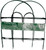 Glamos Wire 778009 Folding Wire Fence, 8 ft L, 18 in H, Green, Powder-Coated [SKU: ORG6853675]