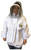 HARVEST LANE HONEY CLOTHSJL-102 Beekeeper Jacket with Hood, L, Zipper Closure, Polycotton, White [SKU: ORG0677351]