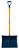 Mount Waldo Plastics 18SFSB Snow Shovel, 18 in W Blade, Steel Handle, Blue [SKU: ORG9118076]