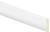 Inteplast Group 50250800032 Modern Baseboard Moulding, 8 ft L, 2-1/2 in W, 1/2 in Thick, Polystyrene, Crystal White [SKU: ORG7455199]