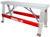 METALTECH I-BMDWB18 Drywall Bench, 48 in OAW, 6-1/4 in OAH, 17-1/2 in OAD, 500 lb Capacity, Red, Aluminum Tabletop [SKU: ORG1636547]