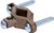 nVent ERICO CWP1J Pipe Clamp, Clamping Range: 1/2 to 1 in, #10 to 2 AWG Wire, Silicone Bronze [SKU: ORG5259130]