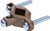 nVent ERICO CWP2J Pipe Clamp, Clamping Range: 1/4 to 1 in, #10 to 2 AWG Wire, Silicone Bronze [SKU: ORG2188167]