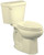 American Standard Colony Series 751AA101.021 ADA Complete Toilet, Elongated Bowl, 1.28 gpf Flush, 12 in Rough-In, Bone [SKU: ORG0073619]