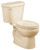 American Standard Colony 751DA101.021 Complete Toilet, Round Bowl, 1.28 gpf Flush, 12 in Rough-In, 15 in H Rim, Bone [SKU: ORG0073684]