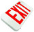 HOWARD LIGHTING HL0301B2RW Exit Sign Light, 7-3/16 in OAW, 11-5/8 in OAH, 120/277 VAC, Thermoplastic Fixture, White [SKU: ORG7766405]
