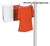 Honey-Can-Do DRY-01452 Drying Pole, 3 in OAW, 45-3/4 in OAD, Steel [SKU: ORG7130412]