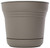 Bloem SP12908 Planter, 12.3 in Dia, Saturn Design, Charcoal, Matte [SKU: ORG4691663]