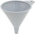 FloTool 05007 Small Funnel, 0.5 pt Capacity, HDPE, Gray, 4-3/4 in H [SKU: ORG6202519]
