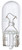 PEAK 2825LL-BPP Miniature Automotive Bulb, 12 V, 5 W, Incandescent Lamp, Wedge Base, Clear Light [SKU: ORG1058478]