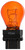 PEAK 3457NALL-BPP Miniature Automotive Bulb, Halogen Lamp, Wedge Base, Amber/Red Light [SKU: ORG7414634]