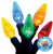 Holiday Bright Lights LED-C6R100-MU Reel Light Set, 100-Lamp, LED Lamp, Multi-Color Lamp, 50 ft L [SKU: ORG7495534]