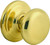 Kwikset 788J 3CP Dummy Door Knob, Polished Brass [SKU: ORG0807529]