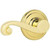 Kwikset Signature Series 788LL 3 LH CP Half Inactive/Dummy Lever, Steel, Polished Brass [SKU: ORG9251950]
