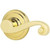Kwikset Signature Series 788LL 3 RH CP Half Inactive/Dummy Lever, Steel, Polished Brass [SKU: ORG9065087]