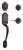 Kwikset 800ANXTNL 11P Handleset, Venetian Bronze, 2-3/8 to 2-3/4 in Backset [SKU: ORG0661835]