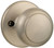 Kwikset 488CV 15 Dummy Door Knob, 2-3/16 in Dia Knob, Satin Nickel [SKU: ORG4526695]