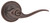Kwikset Signature Series 740TNL11PSMTRCAL/ Entry Lever Lockset, Metal, Venetian Bronze [SKU: ORG3436805]
