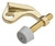 National Hardware N830-259 Hinge Pin Door Stop, 9/32 in Dia Base, Zinc, Polished Brass [SKU: ORG2049807]