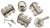 National Hardware V1771 Series N100-013 Kit, Steel, Satin Nickel [SKU: ORG7182439]