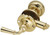 National Hardware V1953 Series N100-047 Storm Door Latch, Zinc, Brass, 7/8 to 1-3/8 in Thick Door [SKU: ORG7182462]