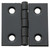 National Hardware N211-019 Decorative Broad Hinge, 1 in H Door Leaf, 1/32 in Thick Door Leaf, Steel, Oil-Rubbed Bronze [SKU: ORG7174923]