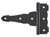 National Hardware SPB841 Series N109-041 T-Hinge, Steel, Tight Pin, 23 lb [SKU: ORG7371321]