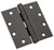 National Hardware DPB179 Series N236-018 Template Hinge, 4-1/2 in H Frame Leaf, 1.3875 in Thick Frame Leaf, Steel, 90 lb [SKU: ORG7191661]
