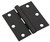 National Hardware N830-424 Door Hinge, Steel, Removable Pin, Mortise Mounting, 50 lb [SKU: ORG7467772]