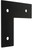 National Hardware N800-214 Wall Brace, 8-1/4 in L, 8-1/4 in W, Steel, Storm Shine Powder-Coated [SKU: ORG2052009]