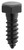 National Hardware V1864 Series N800-123 Lag Screw, 1/2 in Thread, 1-1/2 in L, Steel, Black Powder-Coated/Galvanized [SKU: ORG2051886]