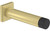 National Hardware Reed N830-528 Door Stop, 1 in Dia Base, 3 in Projection, Aluminum, Brushed Gold [SKU: ORG7453962]