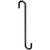 National Hardware Modern Series N275-517 Large S-Hook, 2-1/4 in L, 8 in H, Steel, Black [SKU: ORG7445307]