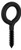 National Hardware N820-101 Screw Eye, 3/16 in Thread, 3 in OAL, 34 lb Working Load, Steel, Storm Shine [SKU: ORG7454382]