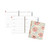 Badge Floral Weekly/Monthly Planner, Badge Floral Artwork, 11x8.5, Blue/Green/Pink Cover, 13-Month(Jan to Jan): 2023 to 2024 [SKU: AAG1641F905]