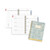 Badge Hand Drawn Geo Weekly/Monthly Planner, Badge Geo Artwork, 8.5x5.5, Blue/White Cover, 13-Month(Jan to Jan): 2023 to 2024 [SKU: AAG1641H200]