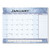 Slate Blue Desk Pad, 22 x 17, White Sheets, Clear Corners, 12-Month (Jan to Dec): 2023 [SKU: AAG89701]