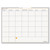 WallMates Self-Adhesive Dry Erase Monthly Planning Surfaces, 24 x 18, White/Gray/Orange Sheets, Undated [SKU: AAGAW502028]