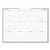 WallMates Self-Adhesive Dry Erase Yearly Planning Surfaces, 24 x 18, White/Gray/Orange Sheets, 12-Month (Jan to Dec): 2023 [SKU: AAGAW506028]